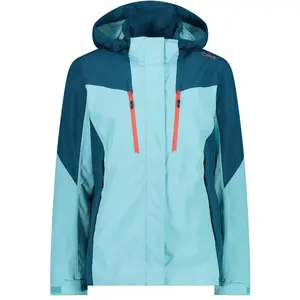 CMP Damen Jacke Jacket Zip Hood Türkis 36 günstig