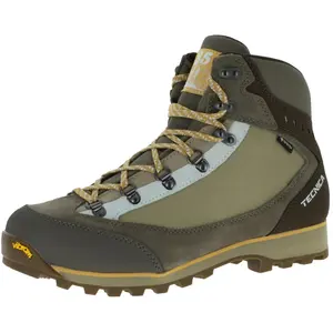 Tecnica Makalu 85 GTX Ms wasserdichte und stabile Herren Wanderschuhe mit Goretex Membrane und griffiger Vibramsohle Brown/Orange EU 40,7
