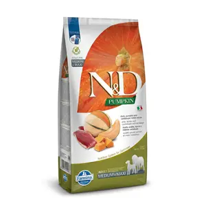 N&D Pumpkin Hundefutter Ente medium/maxi 12 kg
