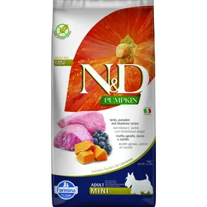 Farmina N&d Adult Mini Kürbis Lamm Und Blaubeer Hundefutter 7kg