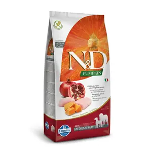 Farmina N&d Kürbis Huhn Und Granatapfel Adult Hundefutter 12kg