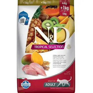 Farmina N&d Tropische Auswahl Huhn 4+ Katzenfutter 1kg