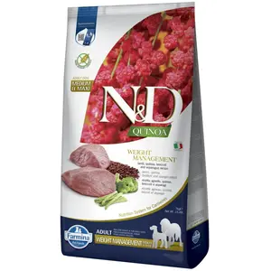 Farmina N&d Quinoa Gewichtsmanagement Lamm Med&max Hundefutter 7kg
