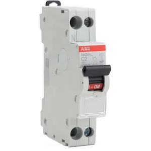 ABB, Schutzschalter, SN201 MCB Leitungsschutzschalter Typ C, Pol 1P+N 2A 230V, Abschaltvermögen 4,5 kA DIN-Schienen-M günstig