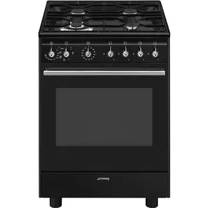 Smeg Cx61gm 60 Cm Gasherd Mit Backofen 4 Brennern One Size günstig