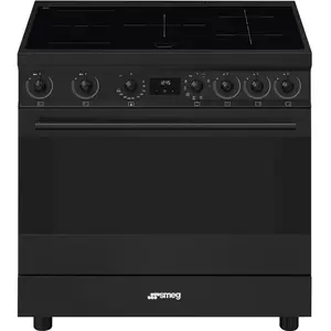 Smeg C9imn2 Induction 90 Cm Glaskeramik-küche Mit Backofen 5 Brennern günstig