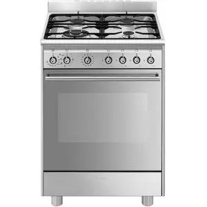 Smeg Sx61gm 60 Cm Gasherd Mit Backofen 4 Brennern günstig