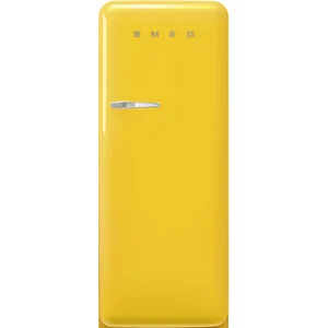 Smeg FAB28RYW6 Kühl- und Gefrierkombination Freistehend 270 l C Gelb