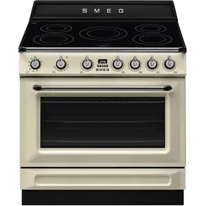 Smeg Victoria TR90IMP Küchenherd Freistehender Herd Elektro Zonen-Indu... günstig