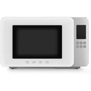 Smeg Mikrowelle m. Grill MOC01WHMEU, 4 Fkt, 1900W, Mattweiß günstig