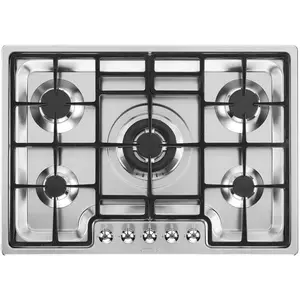 Smeg Pgf75-4 75 Cm Gasherd 5 Brennern