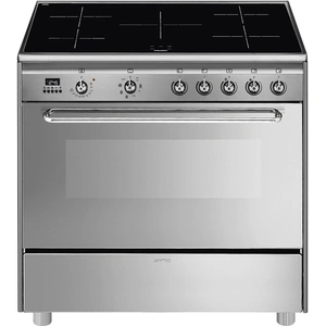 Smeg SCD90IMX9-1 Elektroherd, Edelstahldekor, 115 l Volumen, 90 cm Bre... günstig
