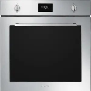 Smeg SFP6401TVX1 Einbau-Elektrobackofen, Edelstahldekor, 70 l Volumen,...