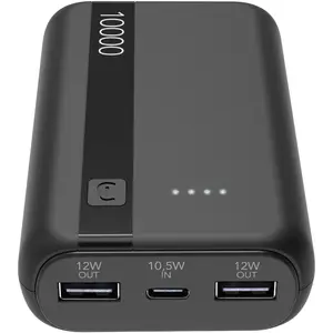 Cellularline Power Bank 10000, 10000 mAh, Lithium-Ion (Li-Ion), Schwarz günstig