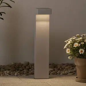LED-Wegeleuchte Mimik 10 Post 600 grau 3.000K