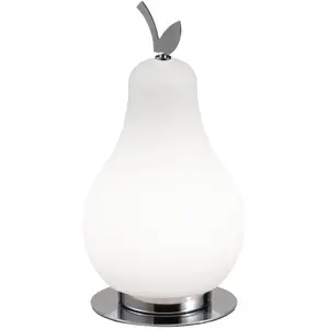 Wilma 8W LED-Tischleuchte, 3000K Weiß/Chrom, Touch-Dimmung, IP20, 230V, Design aus Metall und Glas - Wilma günstig