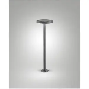 Fabas Luce, Gartenbeleuchtung, PALMER DARK GREY LED Poller / Solar 2,7...