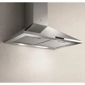 Dekorative wandhaube 60cm 68db 395m3/h edelstahl Elica PRF0091761B günstig