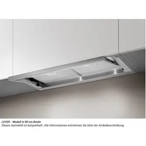 Elica Lever PRF0160153 Flachschirmhaube 60 cm Edelstahl Glas