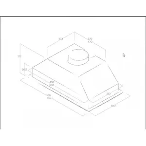 Elica PRF0142728 cooker hood Built-under Aluminium, White