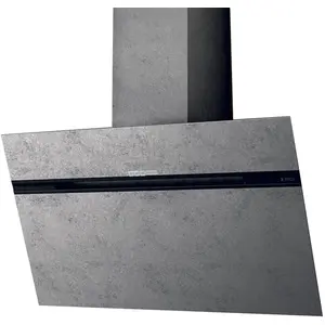 Geneigte dekorative haube 90 cm 603 m3/h metall Elica PRF0147739