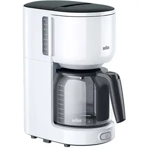 Braun KF 3100, Filterkaffeemaschine, 1000 W, Weiß