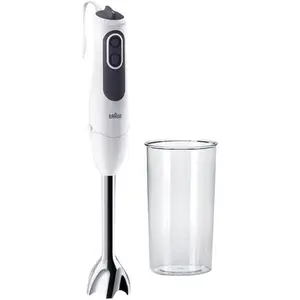 Braun MultiQuick 3 MQ 3100 WH, Pürierstab, 0,6 l, 750 W, Grau, Weiß