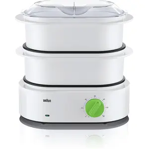 Braun FS 3000, Dampfgarer + Reiskocher, Weiss günstig