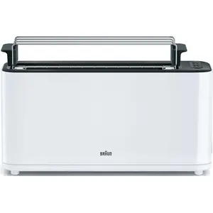 Braun HT 3110 White, 1 Scheibe(n), Weiß, Kunststoff, Tasten, Drehregle...