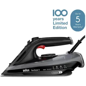 Braun TexStyle 5 SI 5088 BK, Trocken- & Dampfbügeleisen, EloxalPlus so... günstig