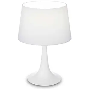 Ideal Lux London tl1 small, Weiß, Metall, Polyvinylchlorid (PVC), IP20...