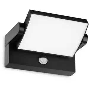Ideal Lux LED-Außenwandleuchte Swipe Sensor, schwarz, IP54