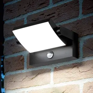 Ideal Lux LED-Außenwandleuchte Swipe Sensor, anthrazit, IP54