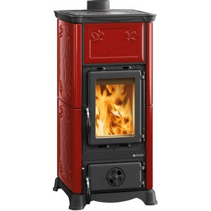 La Nordica Emiliana, Freistehend, Schwarz, Rot, Brennholz, 186 m³, 86%... günstig