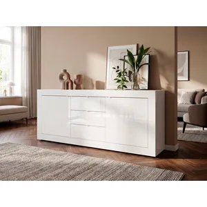But Home affaire Sideboard Basic Breite 210 cm, Kommode 2 Türen, 3 Sch... günstig