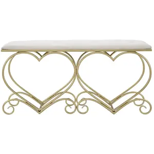 Bank Mauro Ferretti Heart 105x37,5x51,5 cm günstig