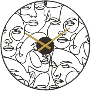 Analoge Wanduhr Mauro Ferretti Faces ø50x3,5 cm günstig