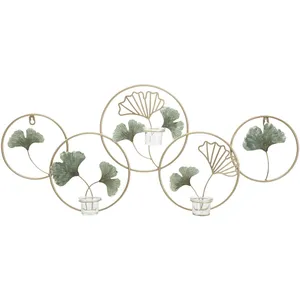 Wandkerzenhalter Mauro Ferretti Greenery 80x7,5x35,5 cm günstig
