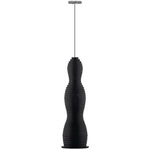 Alessi Pulcina, Milchaufschäumer, Schwarz