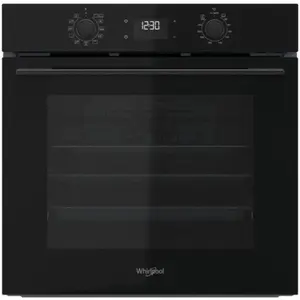 Whirlpool OMK58HUB, Backofen Einbau, Schwarz
