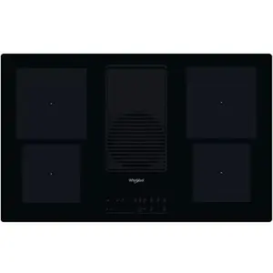 Whirlpool WVH 92 K/1, Schwarz, Integriert, 80.4 cm, Zonen-Induktionsko...