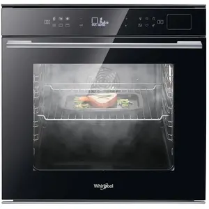 Whirlpool Piekarnik W7 OS4 4S2 H BL, Backofen Einbau, Schwarz