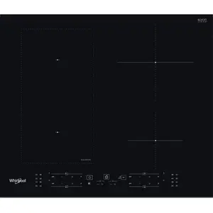 Whirlpool WL B1160 BF, Schwarz, Integriert, 59 cm, Zonen-Induktionskoc...