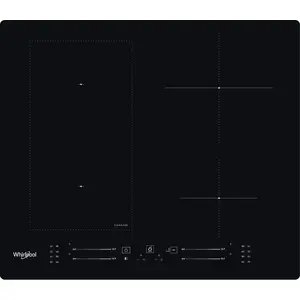 Whirlpool WL S7960 NE, Schwarz, Integriert, 60 cm, Zonen-Induktionskoc...