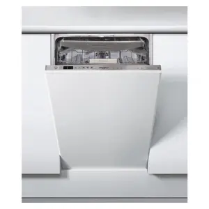 Whirlpool WSIO 3O34 PFE X, Voll integriert, Single (45 cm breit), Silber, Touchsteuerung, 1,3 m, 1,55 m günstig