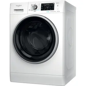 Whirlpool FreshCare FFWDD 107448 WBS IT, Frontlader, Freistehend, Weiß...