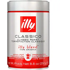 Illy Classico Arabica Torrefaction Moka 250g Gemahlener Kaffee One Siz... günstig