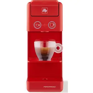 Illy Y3.3, Pad-Kaffeemaschine, 0,75 l, Kaffeekapsel, 1250 W, Rot