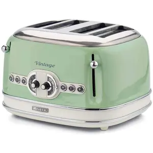 Ariete Vintage 4-Schlitz-Toaster grün