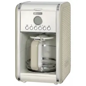 Ariete Kaffeemaschine Vintage für bis zu 12 Tassen creme